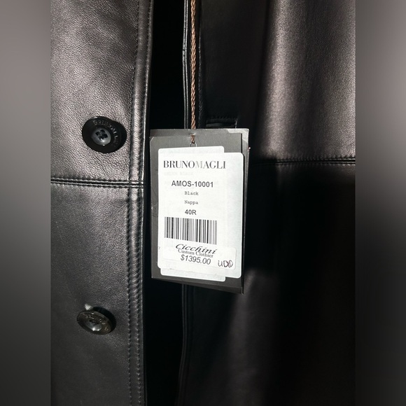 NWT Bruno Magli Leather Jacket - Picture 4 of 5